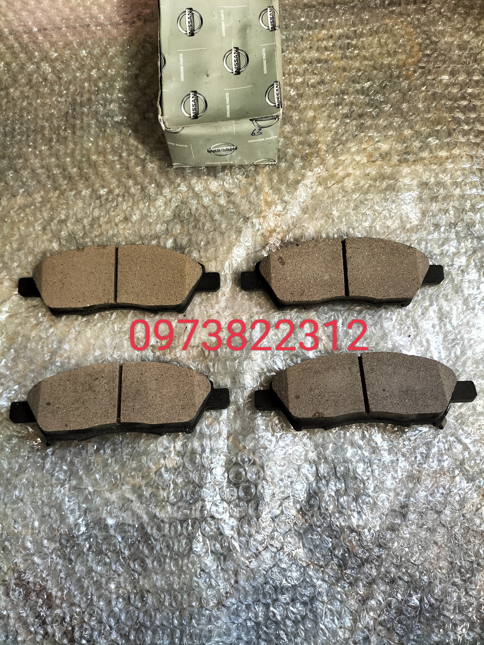 Má phanh trước Sunny 12-17 , Livina, Tiida (Giá 1 Bộ) OEM