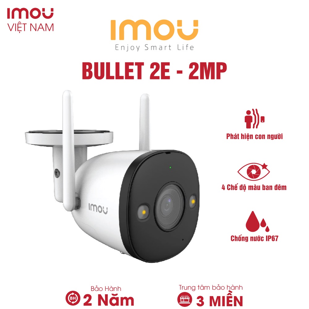 Camera Wifi Imou Bullet 2E (2MP) F22FP