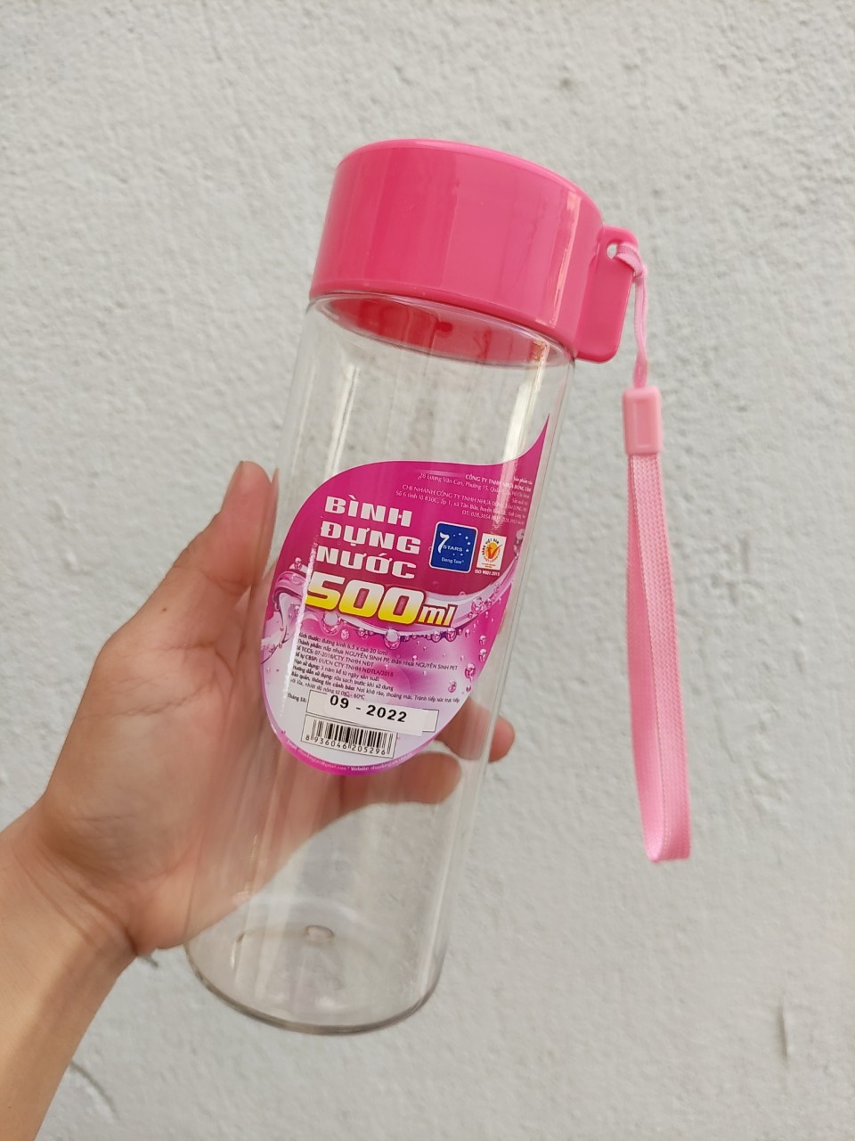Bình nước 500ml nắp vặn mẫu mới