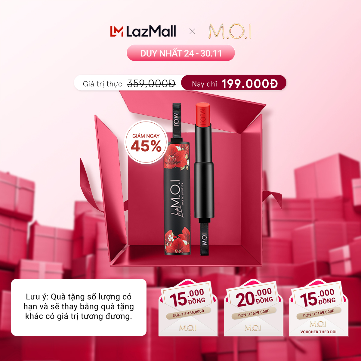 6 MÀU SON THỎI LOVE M.O.I BY THUỲ TIÊN