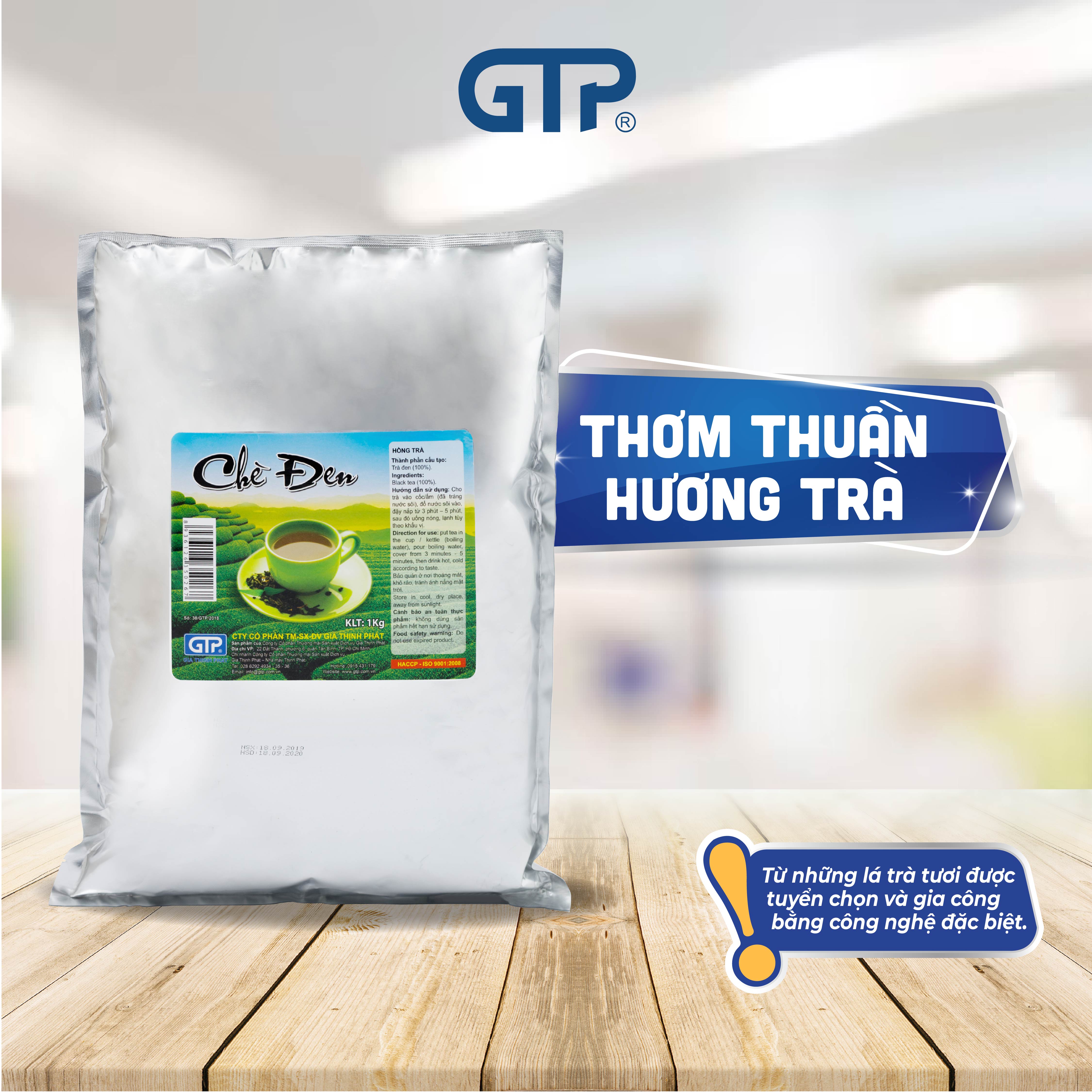 Trà đen GTP - (1kg/bao) - dùng pha trà sữa đậm đà