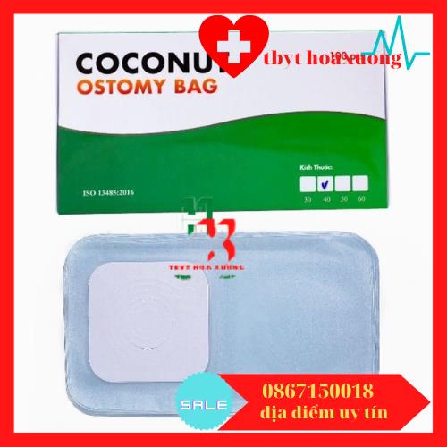 Túi hậu môn nhân tạo dùng 1 lần