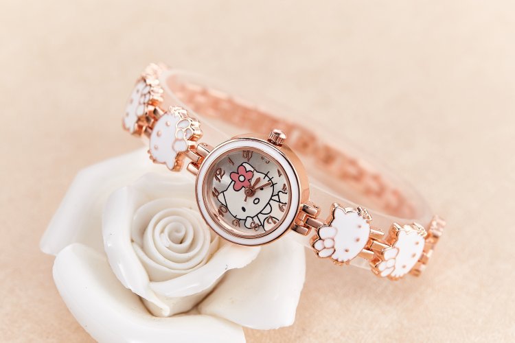 ĐỒNG HỒ NỮ JW MINI Hello kitty CỰC XINH