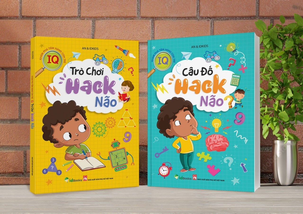 Sách - Combo - Khám phá Tiềm năng con trẻ - CÂU ĐỐ & TRÒ CHƠI HACK NÃO