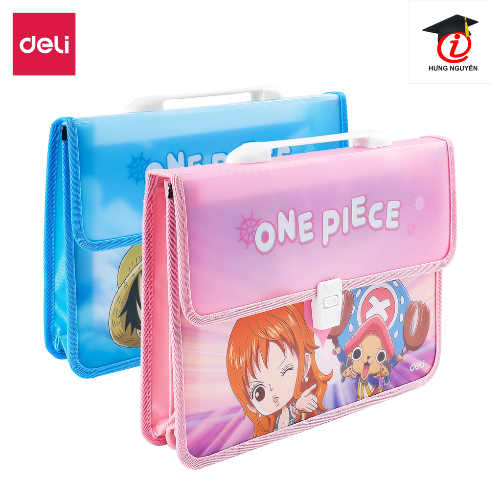 Cặp học sinh 2 ngăn One Piece F621 (Deli)