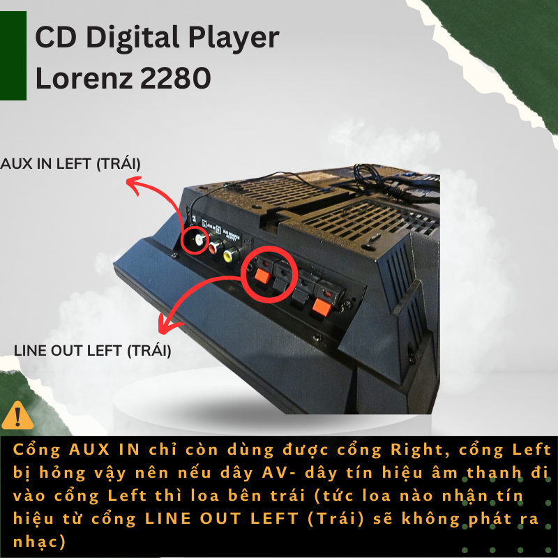 [HCM]Máy nghe nhạc CD SD USB Player của Đức