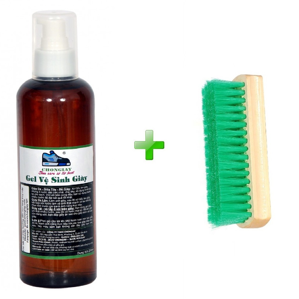 Gel Vệ Sinh Giày CHONGIAY (250ml) + Tặng Kèm Bàn Chải