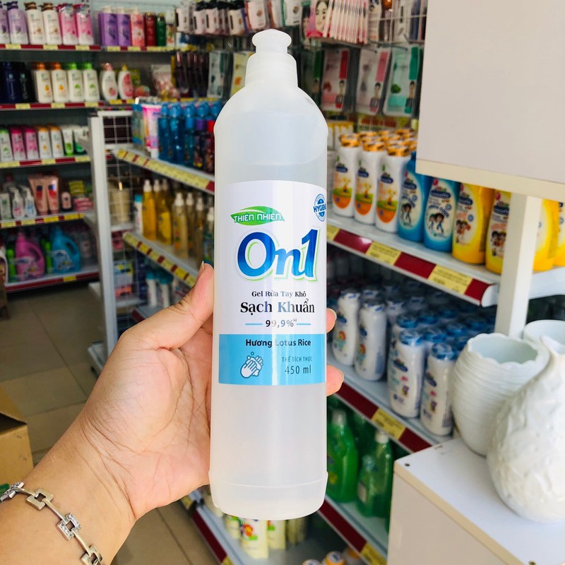 Gel rửa tay khô sát khuẩn nhanh 450ml