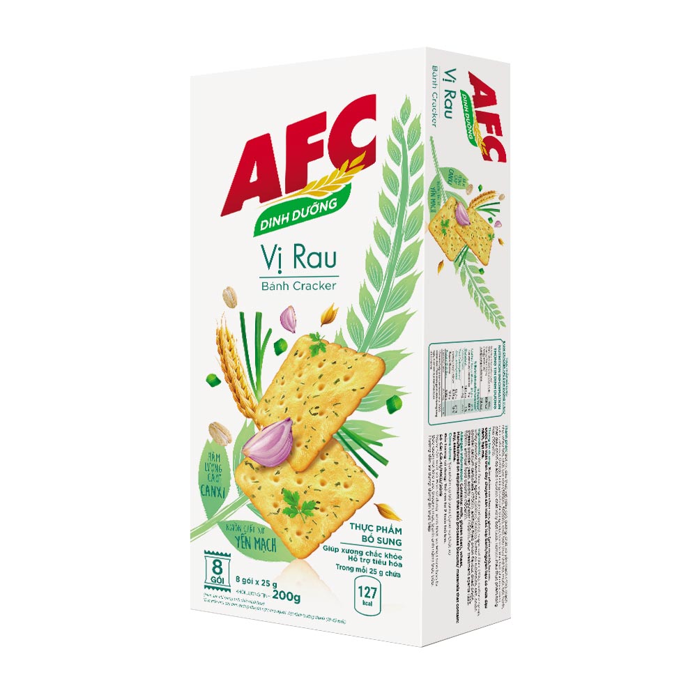 [Siêu thị WinMart] - Bánh rau cải AFC hộp 200g