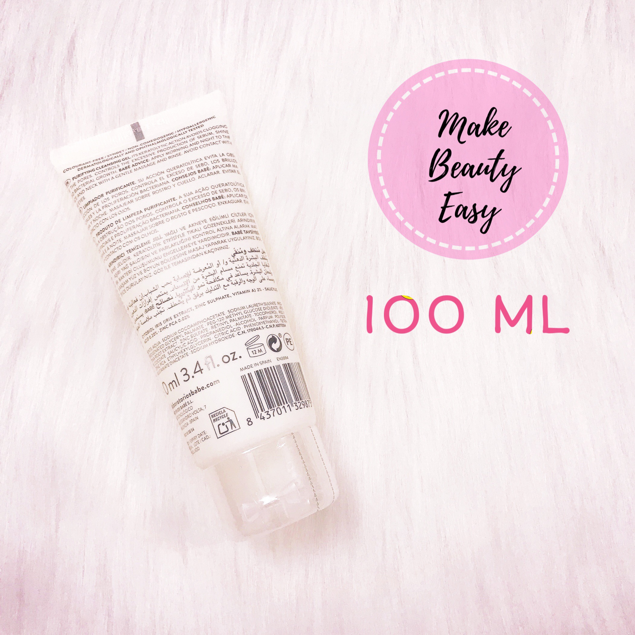 SỮA RỬA MẶT BABE STOP AKN PURIFYING CLEANSING GEL 100ml 200ml