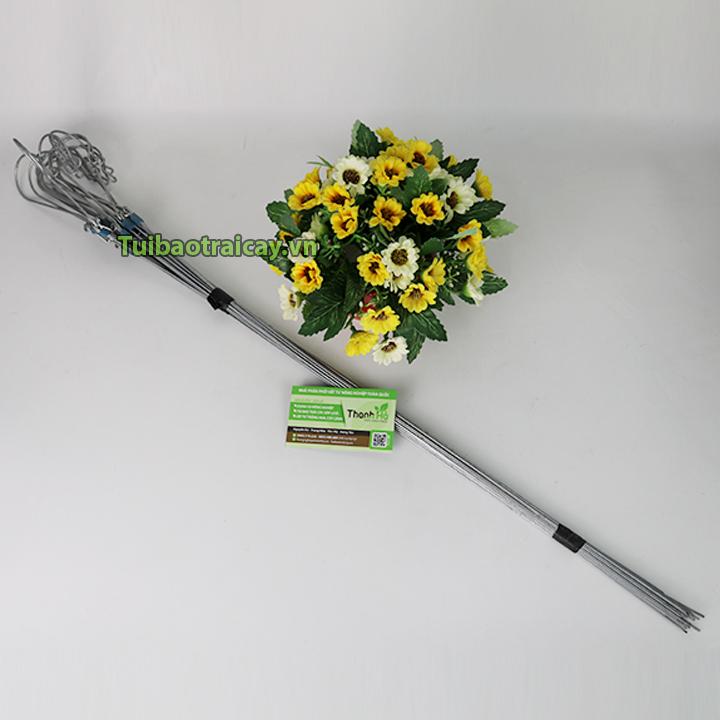 10 Móc thép treo lan loại 3 dây dài 70cm - VTK10
