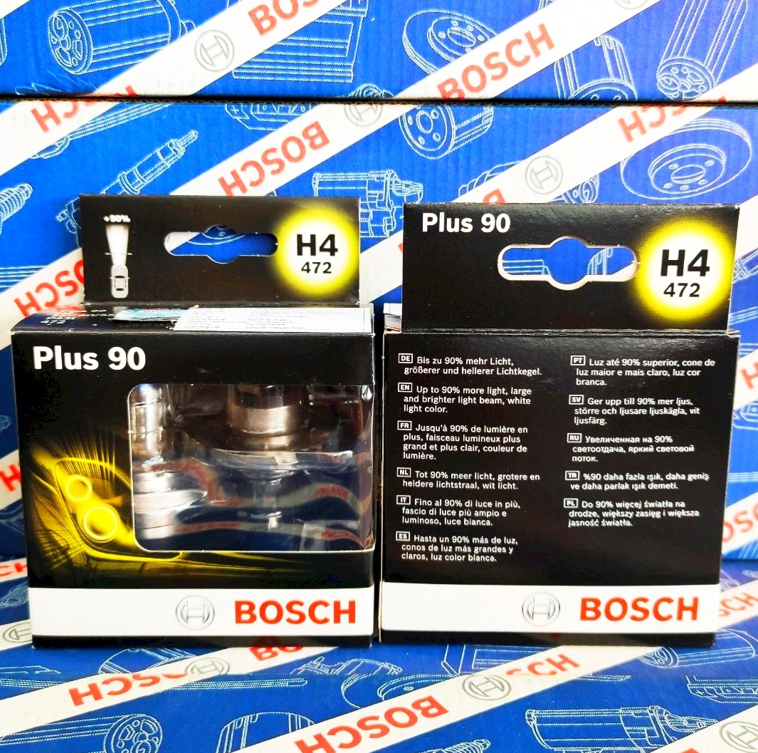 Bóng đèn tăng sáng bosch h4 12v 60/55w plus +90%
