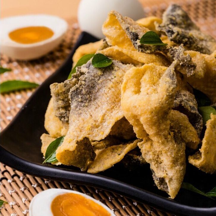 Da cá trứng muối  500gr - Siêu Ăn Vặt
