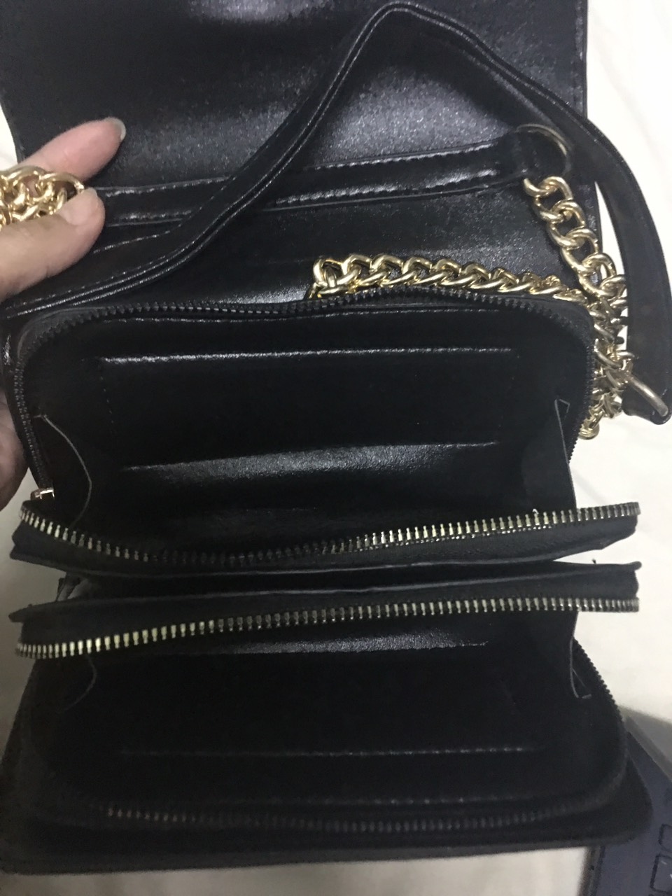 Túi Gucci 2 khóa vân rắn