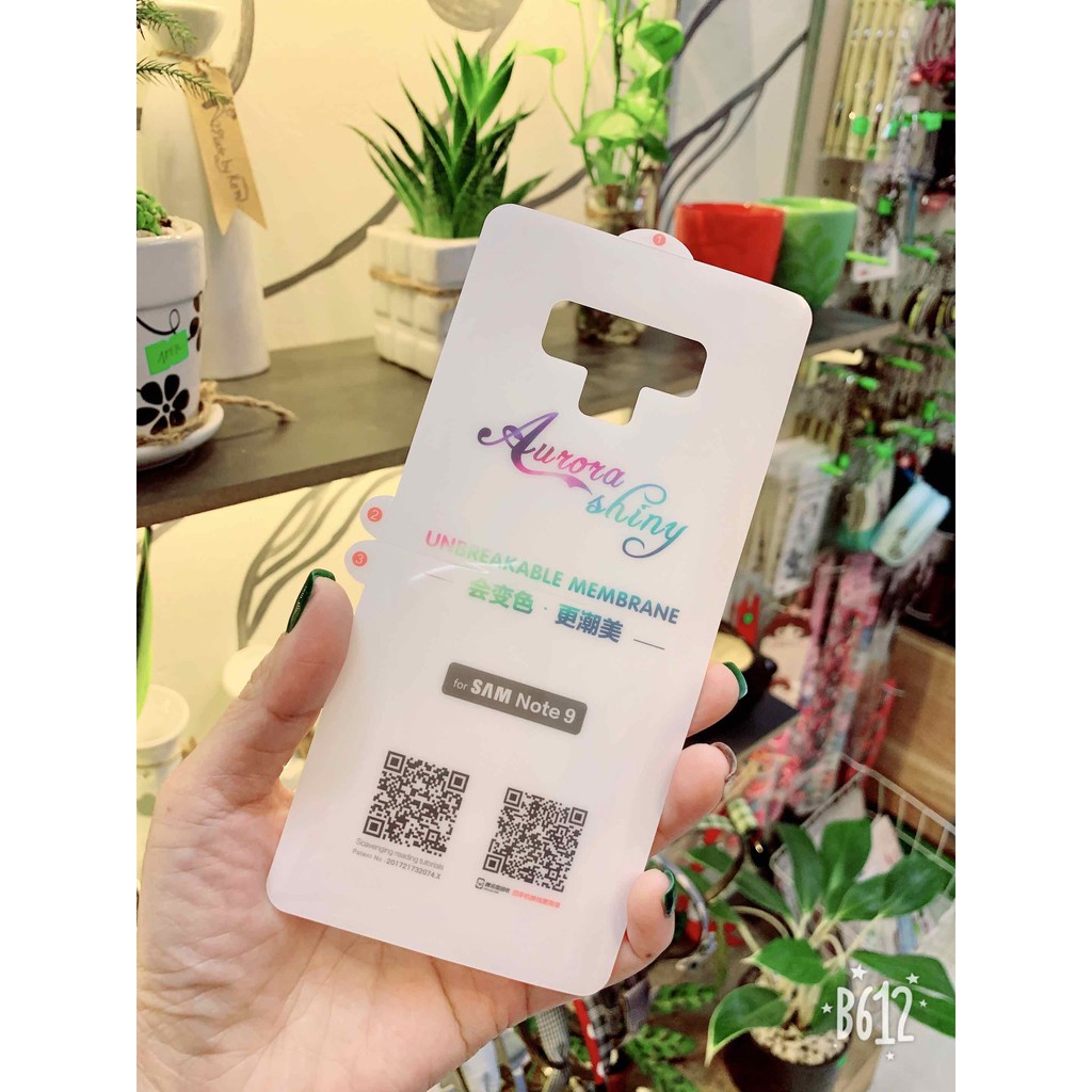 Miếng dán PPF Samsung Note 8 / Note 9 / S8/S8+/S9/S9+/S10 full mặt trước và sau