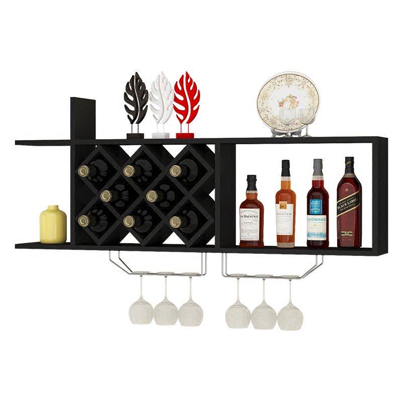 Kệ rượu treo tường nhỏ gọn dài 1m2