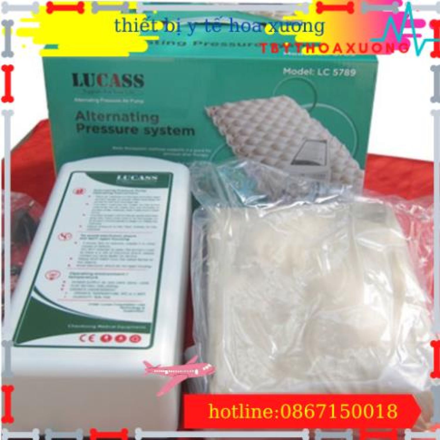 [HÀNG CHÍNH HÃNG] Đệm Hơi,Đệm Chống Loét Lucass LC 5789