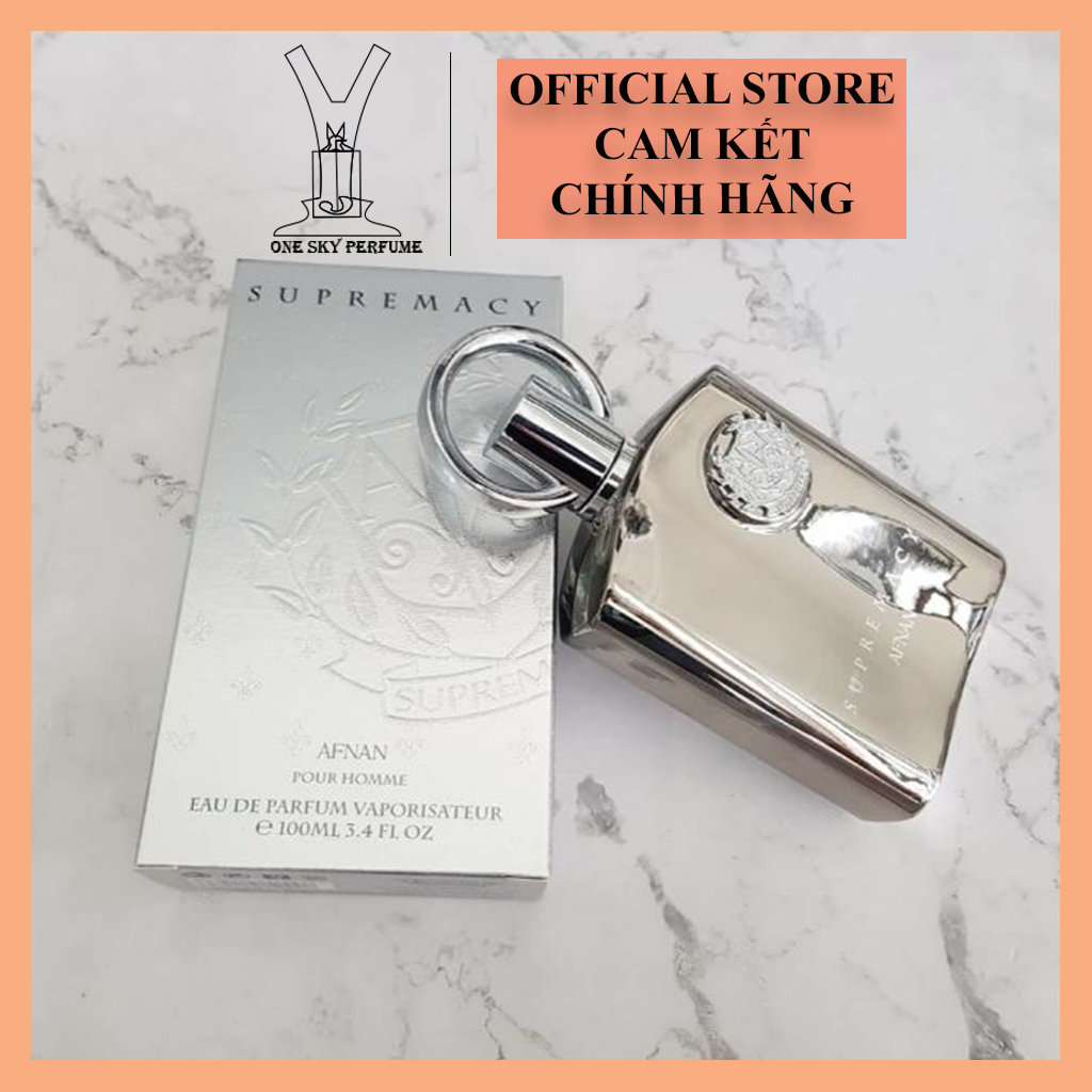 Nước hoa chiết 10ml Afnan Supremacy Silver chính hãng