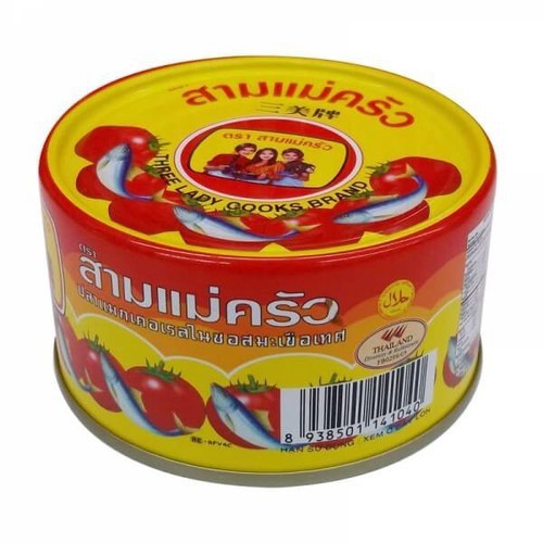 [DATE 2023] COMBO 3 HỘP CÁ 3 CÔ GÁI THÁI LAN 190g - nắp giựt