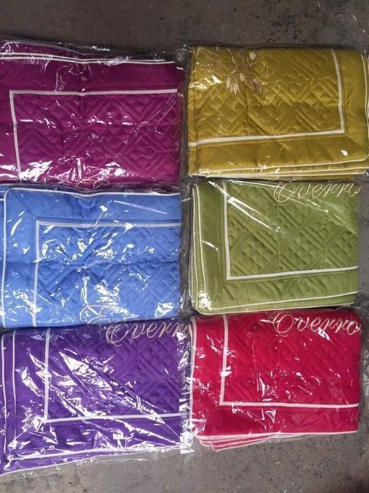 Bộ 2 vỏ gối cotton lụa satin trần bông kích thước 45x65cm