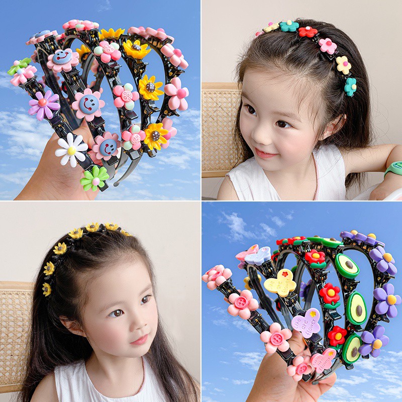 Cài Tóc Hình Hoa Dễ Thương Cho Bé