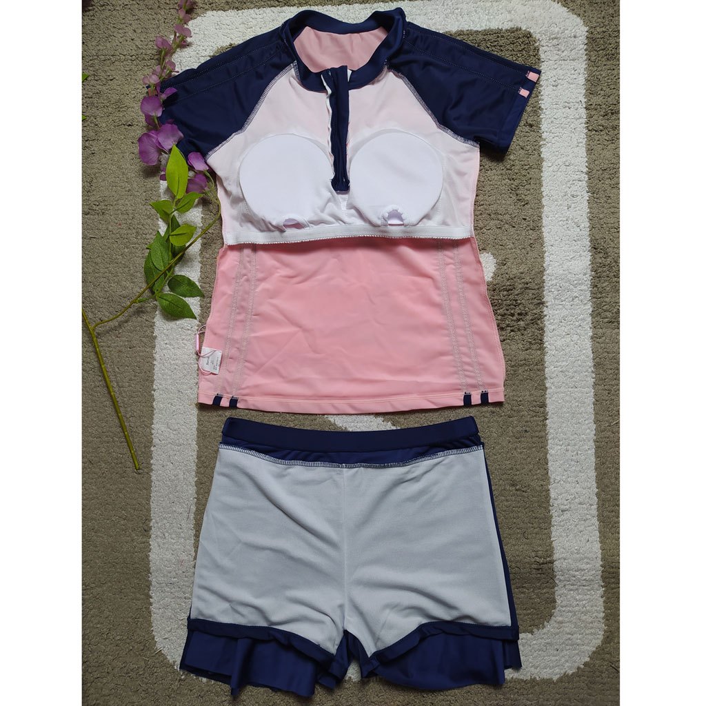 Đồ bơi nữ dáng váy duyên dáng (Có quần short trong váy) BK-609a