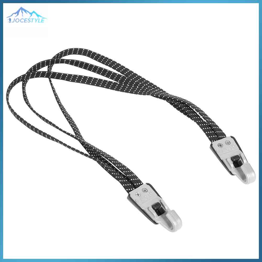 MTB Bike Luggage Elastic Band Rubber Cargo Straps Rope with Plastic hooks