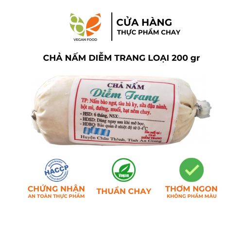 Hoả tốc 24h hcm chả nấm diễm trang loại 200g