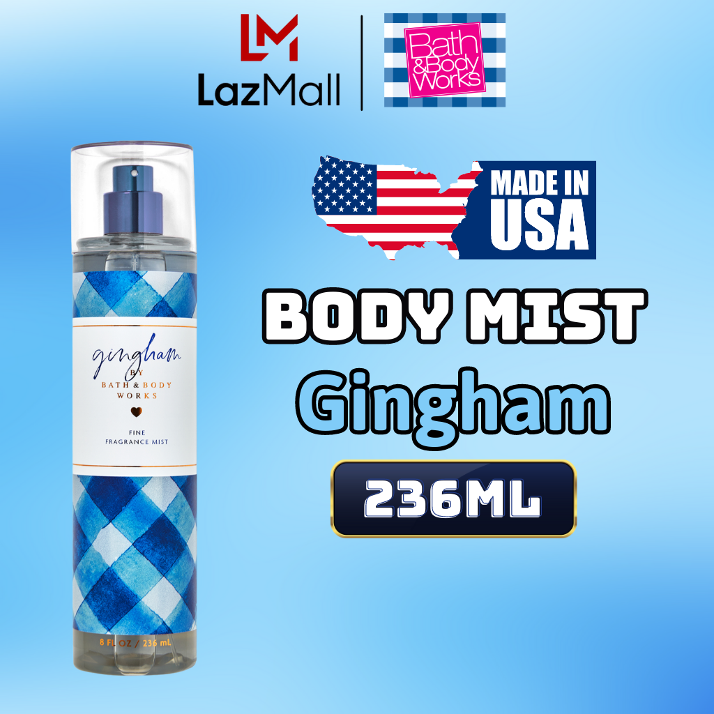 Body Mist Gingham Chính Hãng , Bath and Body Work Gingham Chính Hãng