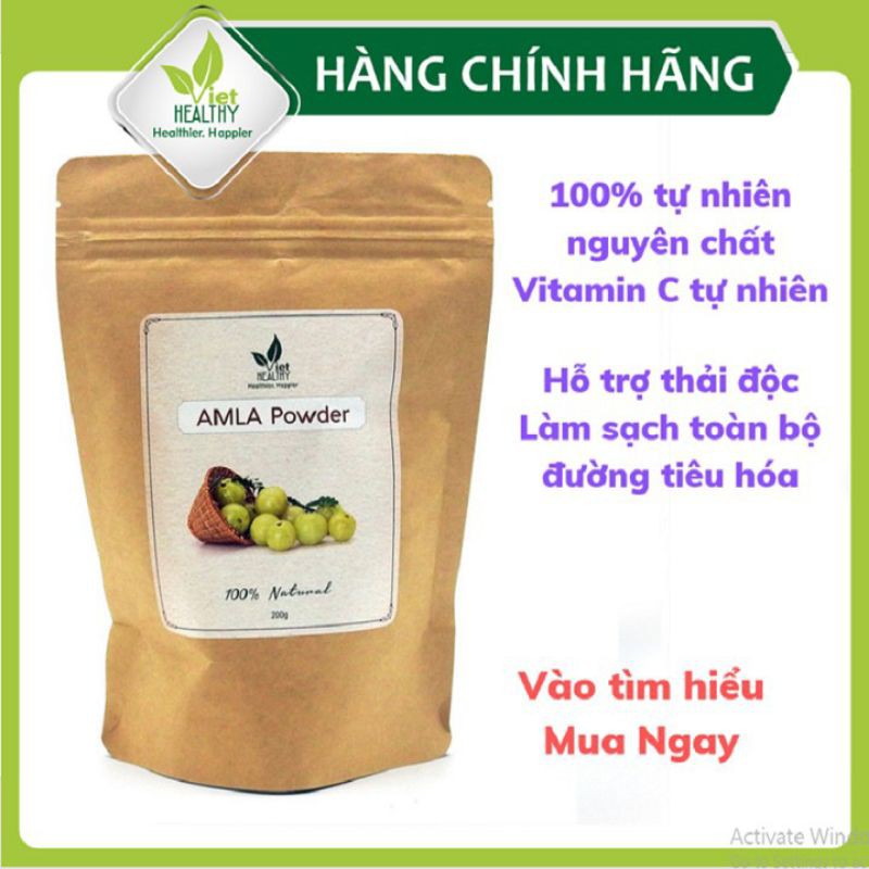 Bột Amla (me rừng) Viet Healthy 200Gr