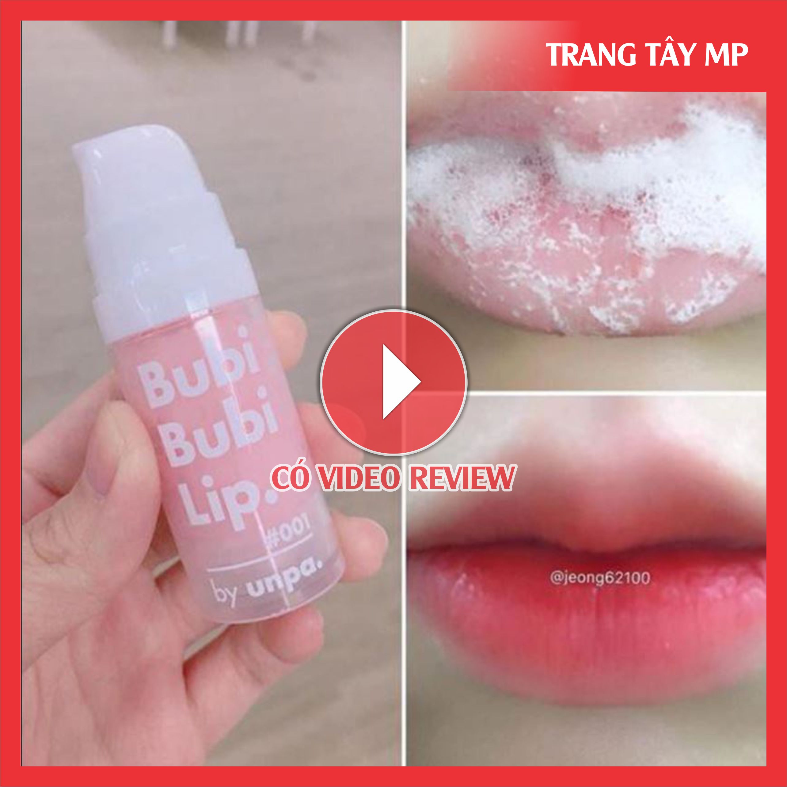 TẨY DA CHẾT MÔI BUBI BUBI LIP