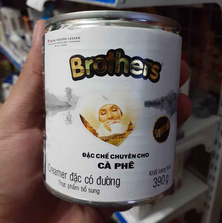 Sữa Đặc Trung Nguyên Brothers 390g
