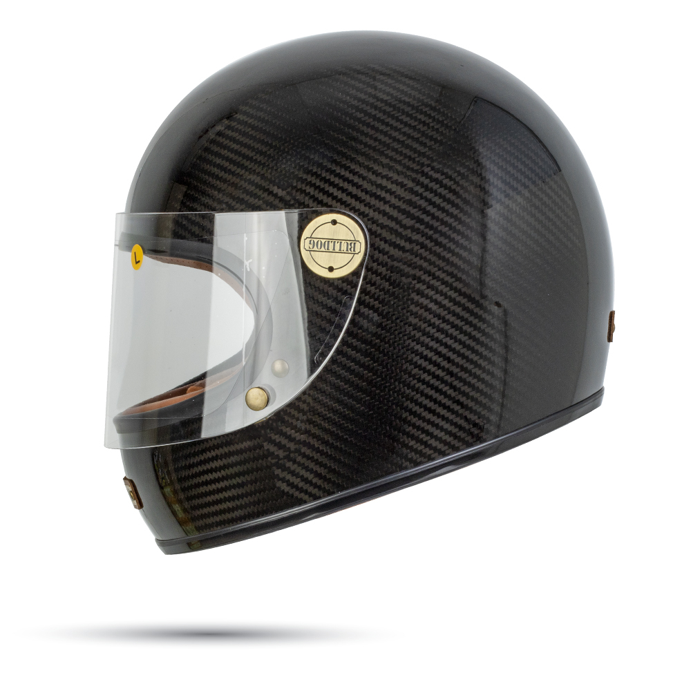 Mũ bảo hiểm Carbon BULLDOG CLASICO II - Carbon bóng