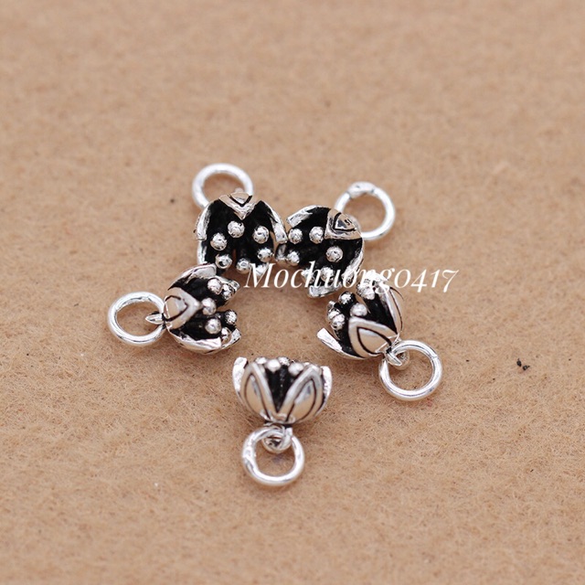 [S925] Charm bạc hoa treo - MH171