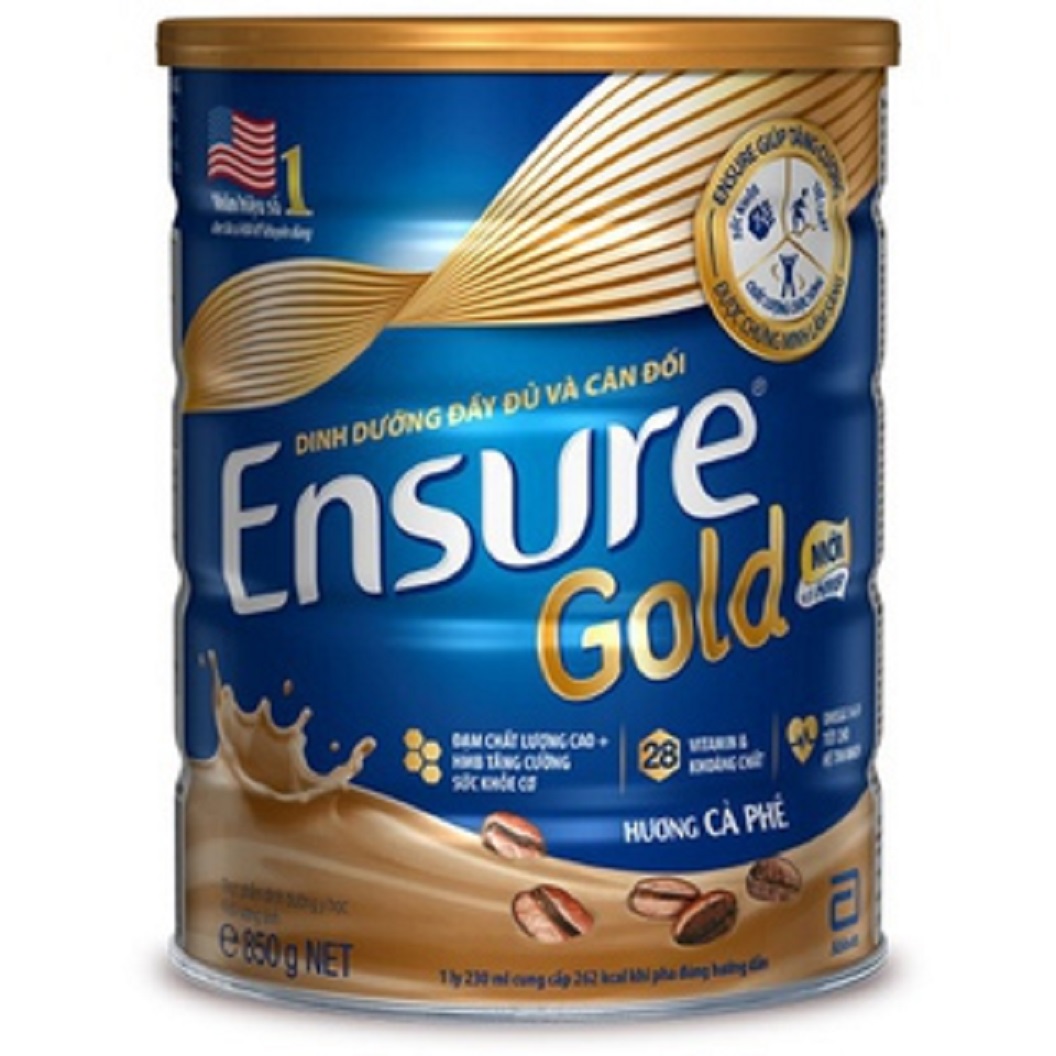 Sữa Bột Ensure Gold Hương Cà Phê - 850g