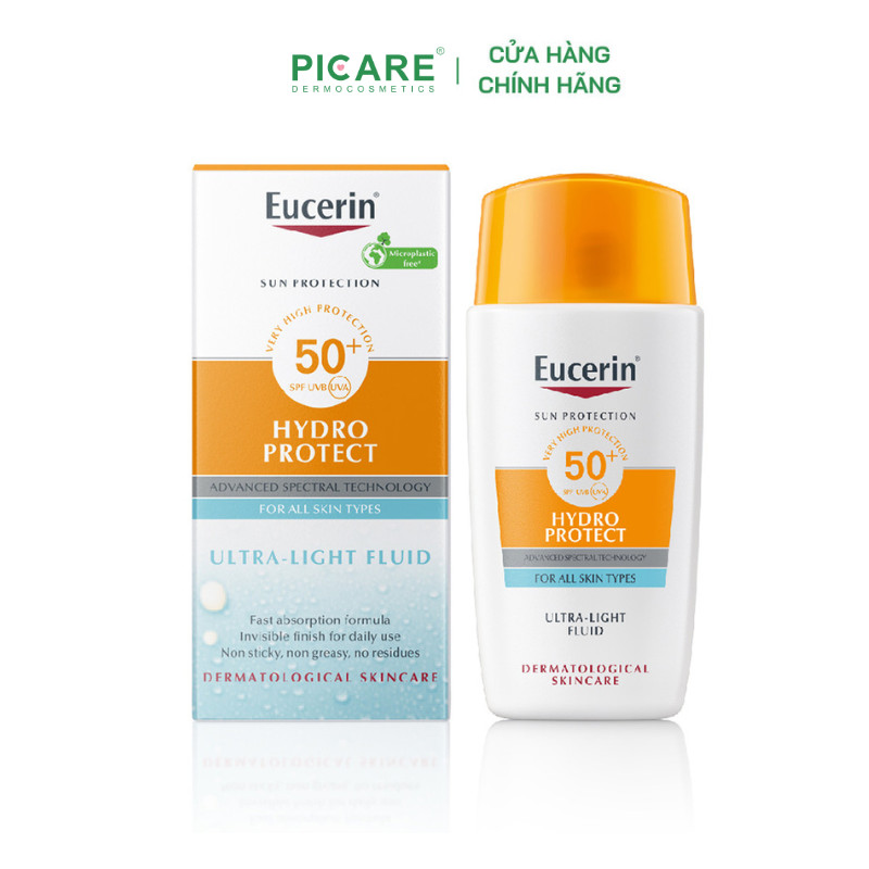 Kem Chống Nắng Eucerin SUN HYDRO ULTRA-LIGHT FLUID 50+ 50ml