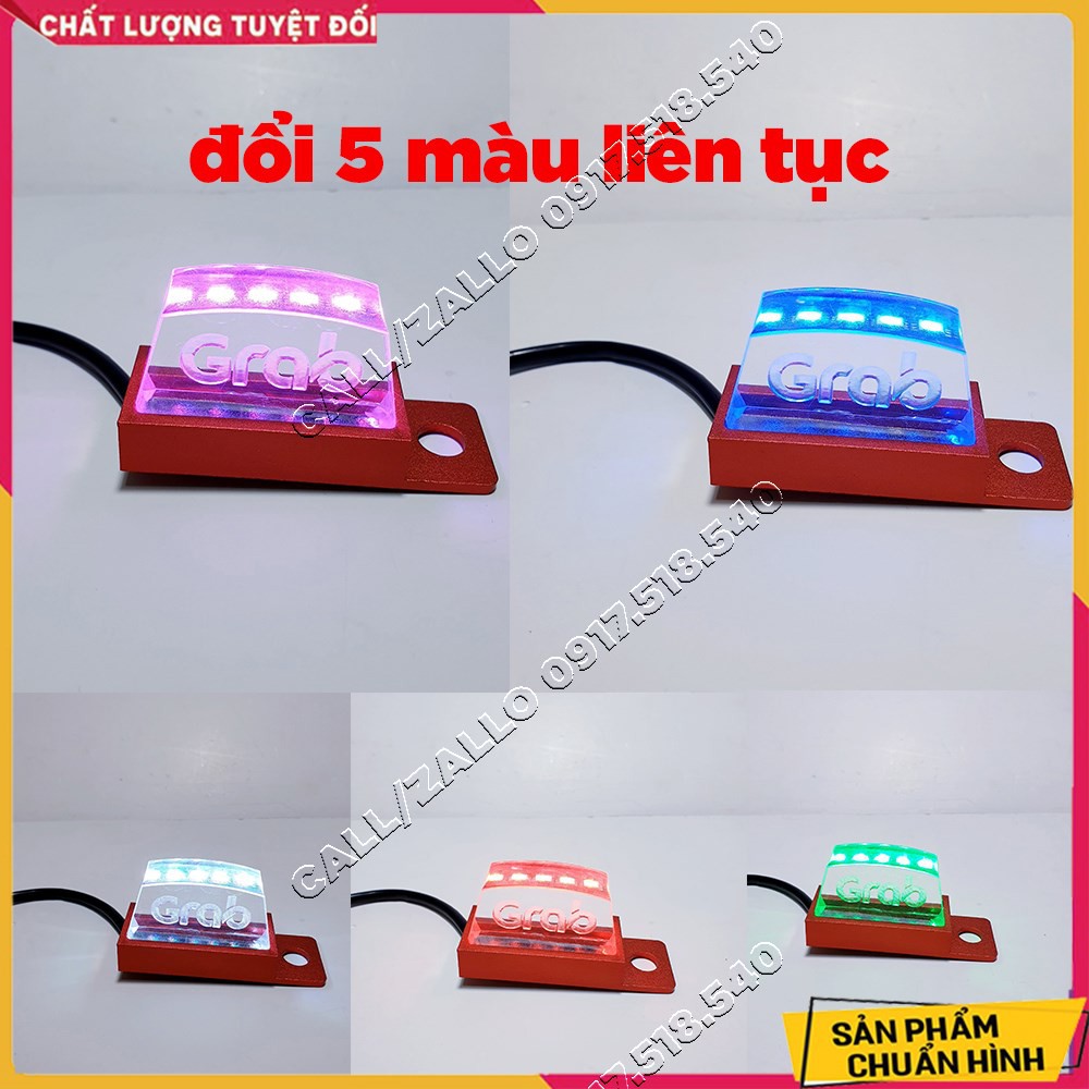 Bảng LED gắn chân gương xe máy