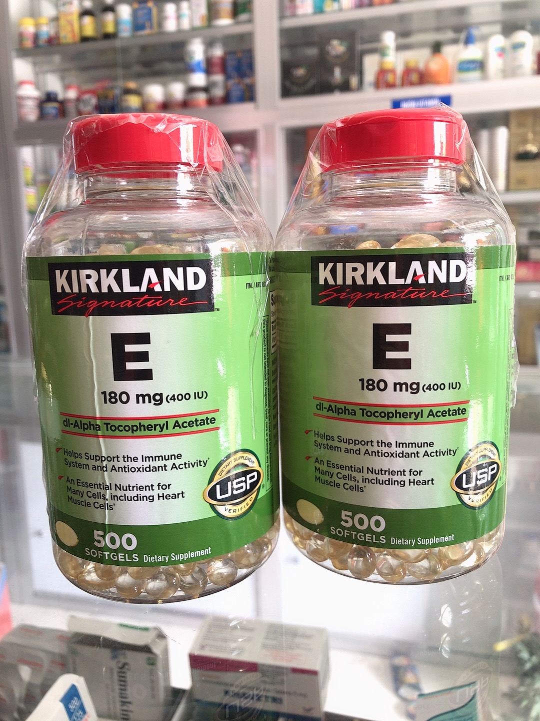 [HCM]Vitamin E 400IU Kirkland ( Hộp 500 Viên )