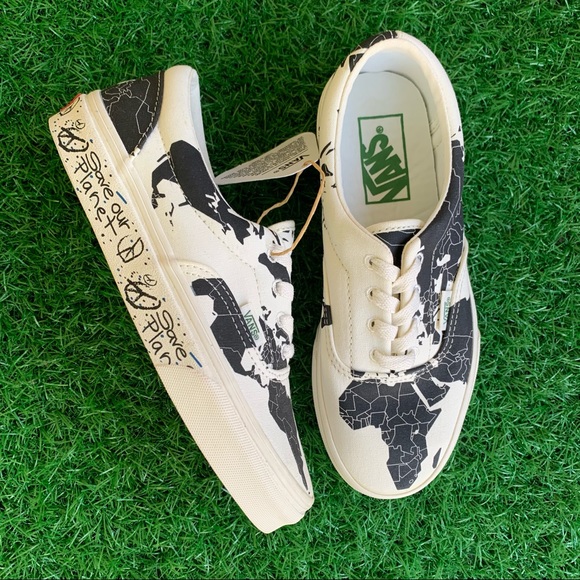 GIÀY VANS ERA SAVE OUR PLANET WHITE BLACK