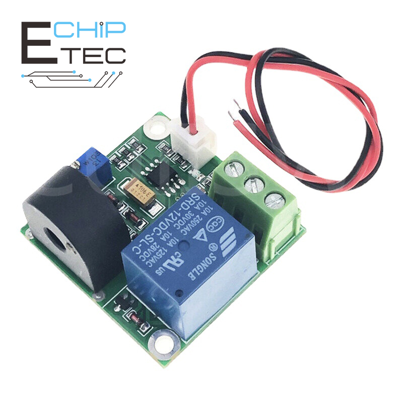 Mô-đun Cảm Biến Phát Hiện Dòng Điện Xoay Chiều 5V 12V 24V 0-5A Mô-đun Cảm Biến Đầu Ra Công Tắc 5A