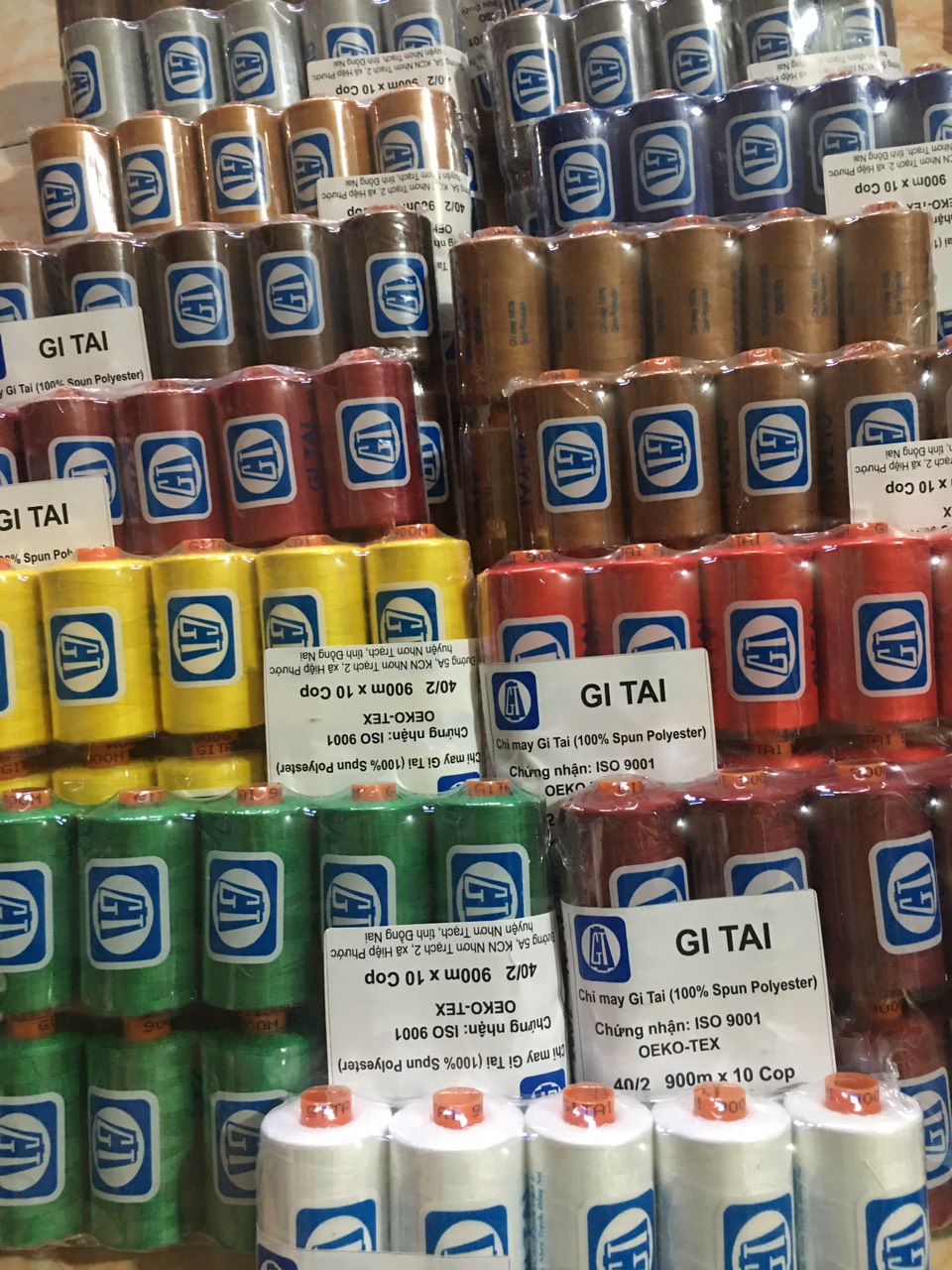 Chỉ may cuộn 900 mét gitai