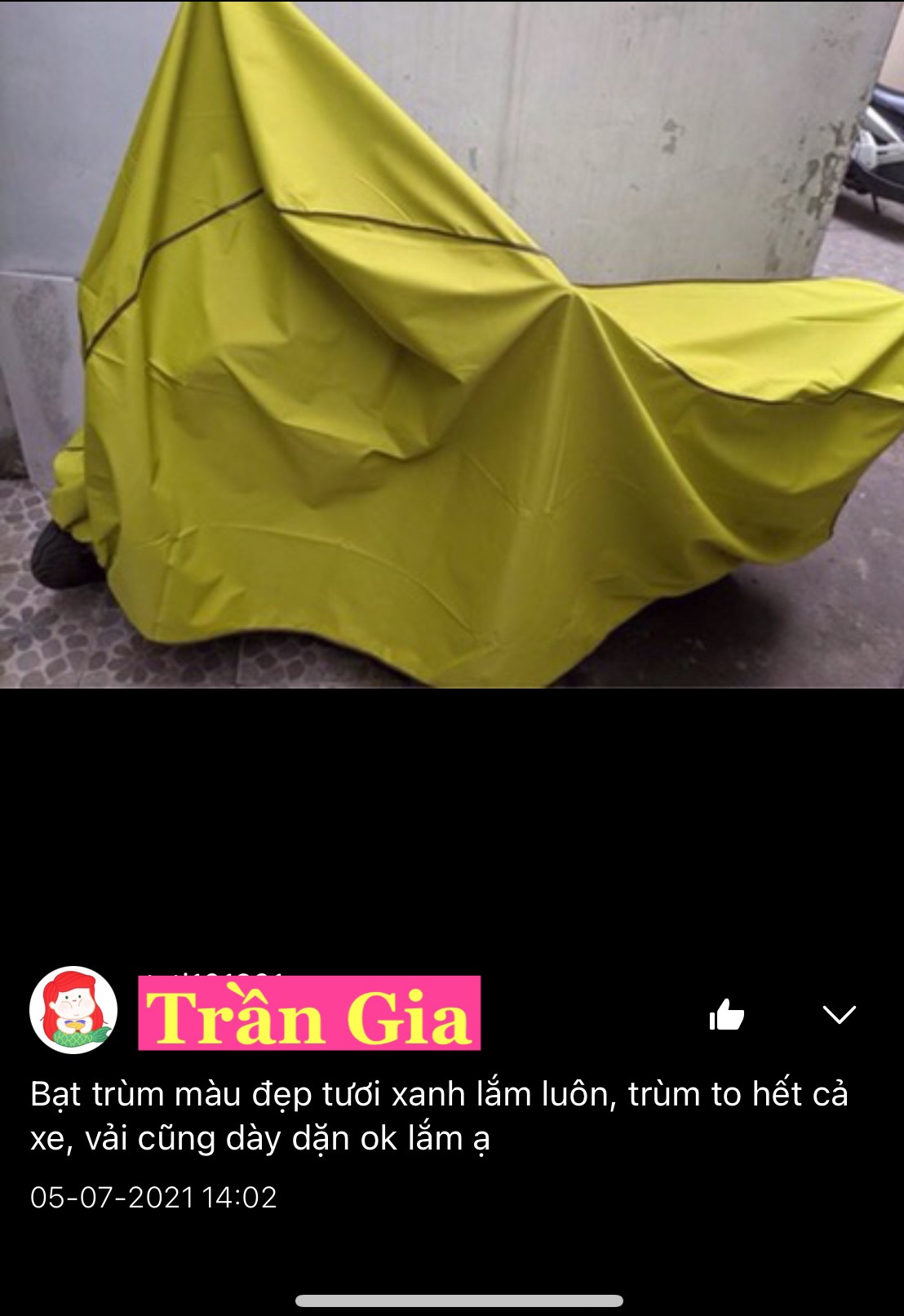 Bạt Trùm Xe Máy Vải Dù Cao Cấp Thương Hiệu PHÚC THỊNH