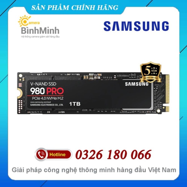 Ổ Cứng SSD 250GB / 500GB Samsung 980 Pro Gen4 x4 NVMe M2 PCIe 2280 (MZ-V8P250BW / MZ-V8P500BW)