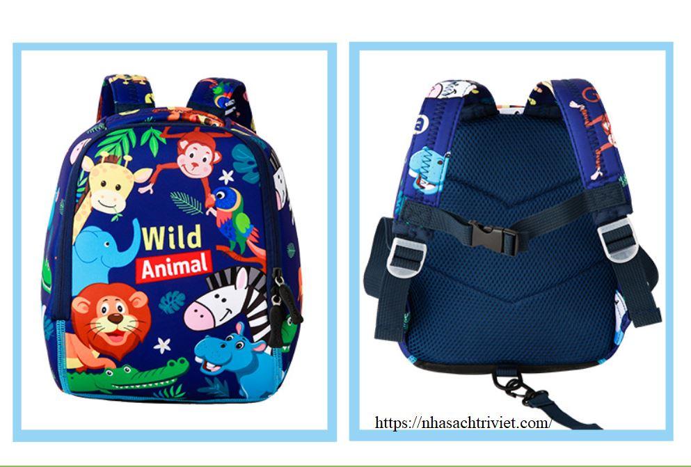 Balo siêu nhẹ Wild Animals 1-4 tuổi