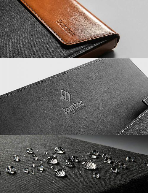 TÚI CHỐNG SỐC TOMTOC PREMIUM LEATHER FOR 13inch H15