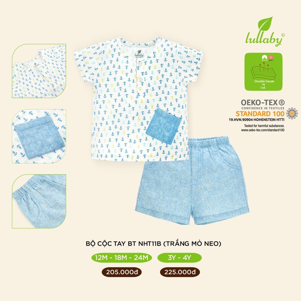 [HOT DEAL] Bộ áo cộc tay quần đùi chất xô mềm mại Lullaby