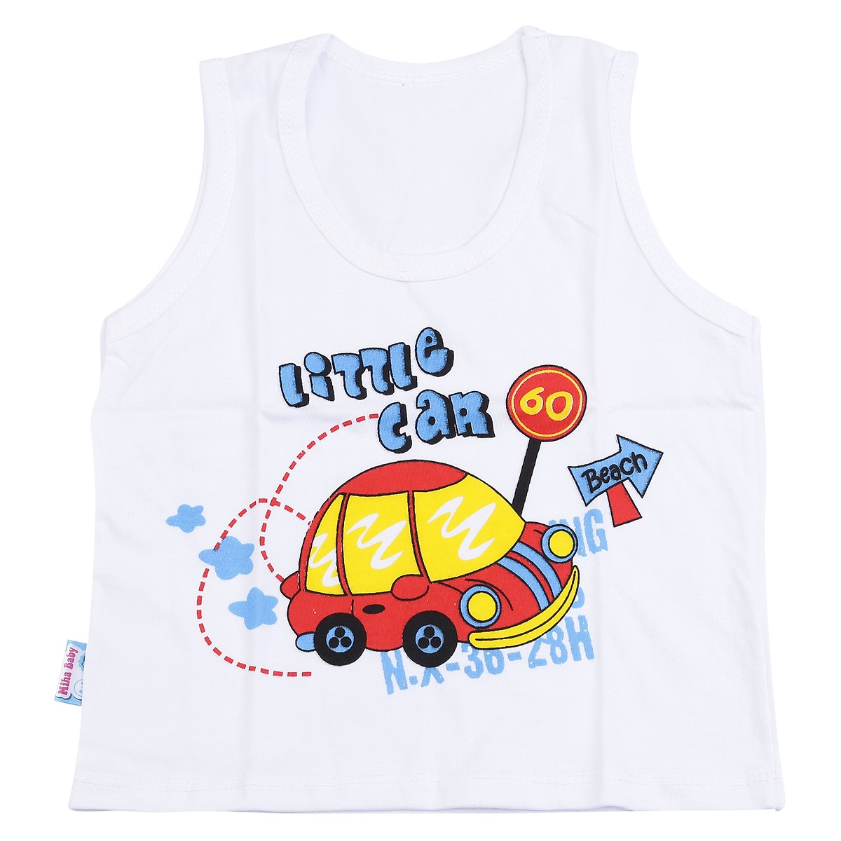 Set 5 Áo Ba Lỗ Cotton Cho Bé 3-25 Ký Có 12 Size