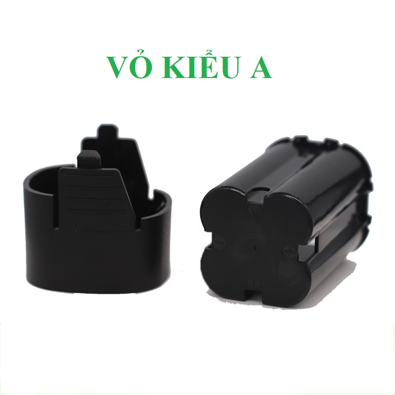 Vỏ pin máy khoan 168V 16.8V bắt vít cầm tay chất liệu nhựa chống cháy dùng thay thế vỏ pin A B 16V