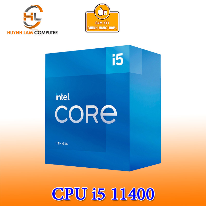 CPU Intel Core i5 11400 2.6GHz Up To 4.40GHz 6 Nhân 12 Luồng 12MB Cache - Viễn Sơn Phân Phối