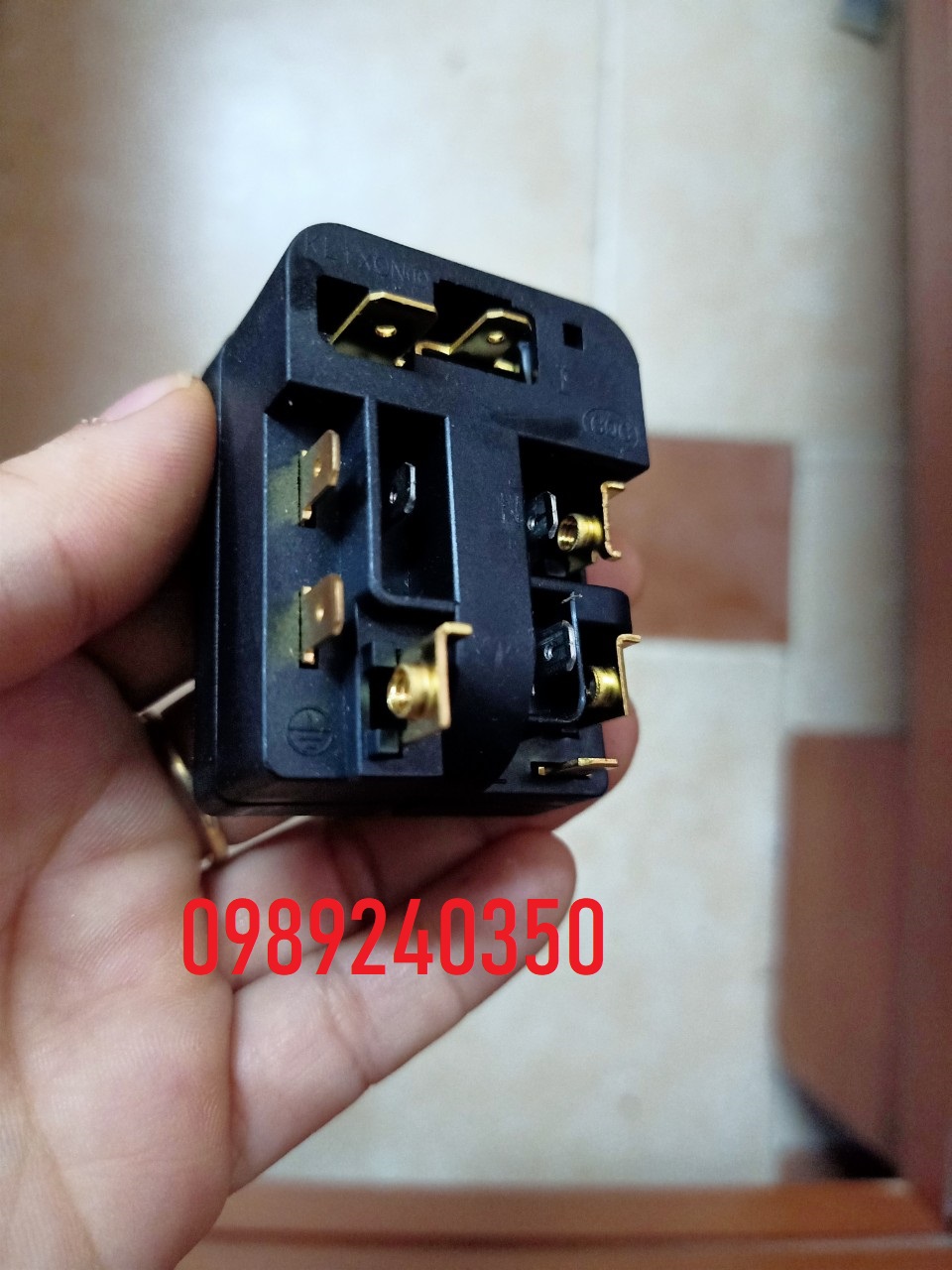 Bộ rơ le tecmic khởi động block tủ lạnh Electrolux hàng mới chính hãng